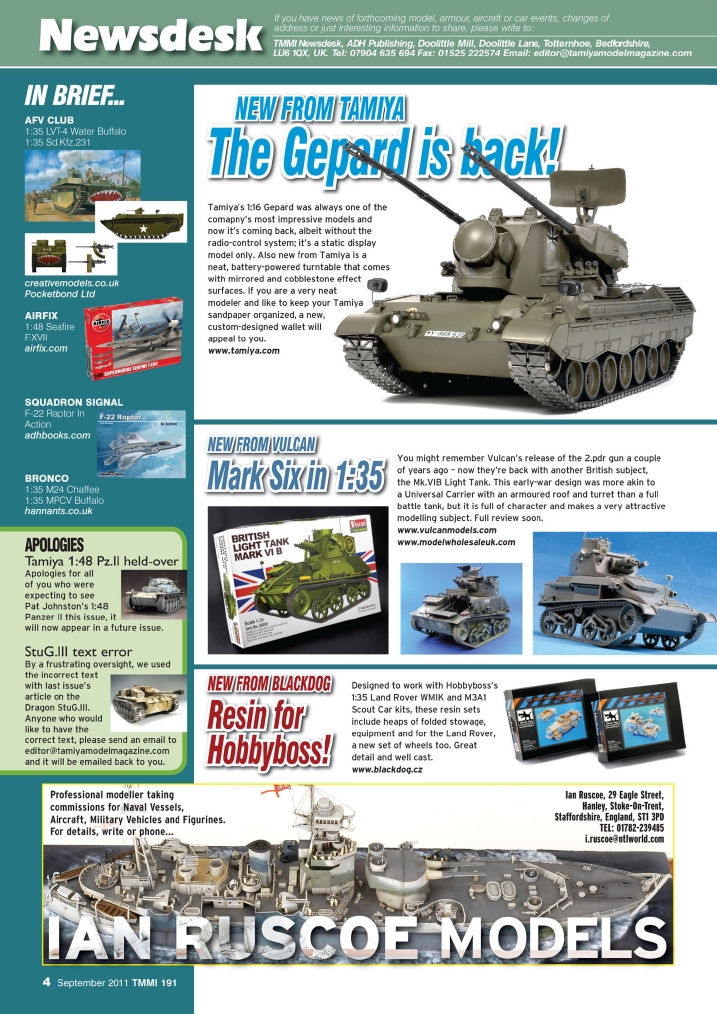 Tamiya Model Magazine 191 (2011.09)